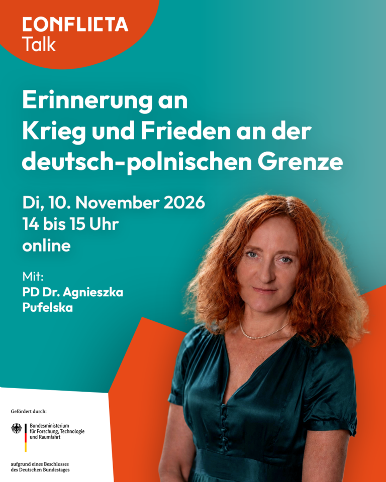 ConflictA-Talk "Erinnerung an Krieg und Frieden an der deutsch-polnischen Grenze"/ „Wspomnienia o wojnie i pokoju na granicy niemiecko-polskiej”