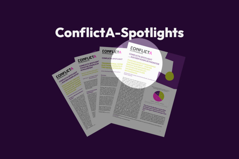 Symbolbild ConflictA Spotlights