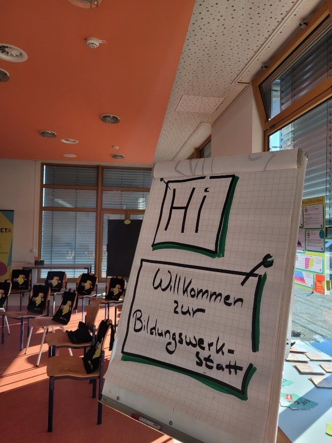 Plakat der ConflictA Bildungswerkstatt.