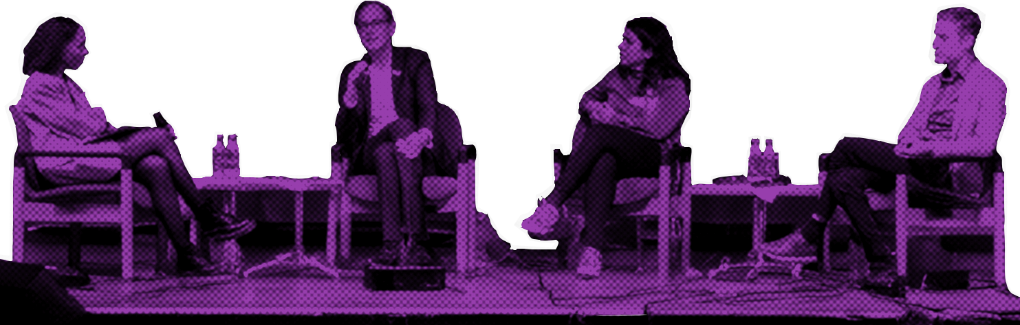 Symbolbild Podiumsdiskussion.